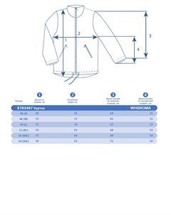 Куртка Темно синий 8783497 50 l Whs