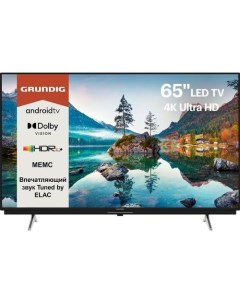 65 Телевизор 65GGU7900B 4K Ultra HD черный СМАРТ ТВ Android Grundig
