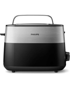 Тостер HD 2516 черный стальной Philips