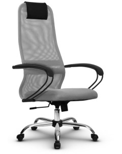 Офисное кресло SU B 8 подл 130 осн 003 Светло серый Светло серый Метта