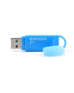 Флешка 570 8 Гб USB2 0 синяя Exployd