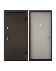 Дверь входная для квартиры металлическая Torex Terminal C 860х2050 правый коричневый Torex стальные двери
