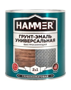 Грунт эмаль универс 2 в 1 б с глуб мат белая 2 7 кг 6 ЭК000135074 Hammer