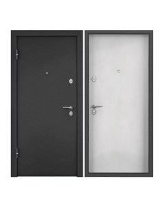 Дверь входная для квартиры металлическая Torex Terminal B 860х2050 левый темно серый Torex стальные двери