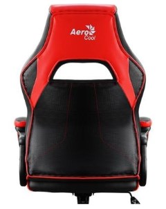 Кресло игровое AС40C AIR черный красный сиденье черный красный полиуретан крестов Aerocool