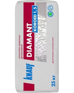 Diamant Koroed 1 5 штукатурка цементная декоративная 25кг Knauf