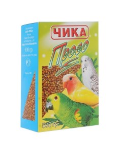 Сухой корм для волнистых попугаев Просо 2 шт по 500 г Чика