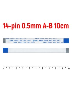 Шлейф FFC 14 pin Шаг 0 5mm Длина 10cm Оем