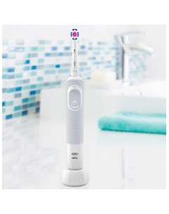 Электрическая зубная щетка Vitality 100 CLS White белая Oral-b