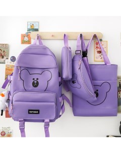 Рюкзак Панды фиолетовый Rafl