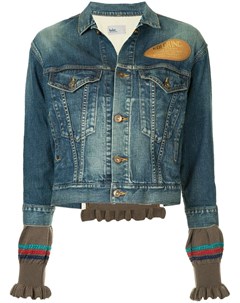 Kolor джинсовая куртка с удлиненными рукавами Kolor