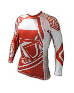 Мужской рашгард Red White Rashguard L S Contract killer