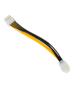 Кабель переходник питания адаптер CPU 4 pin F CPU 8 pin M 20 см CC PSU 84 20CM Cablexpert