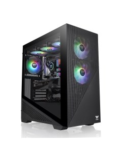 Корпус Divider 370 TG ARGB EATX Midi Tower 2xUSB 3 0 RGB подсветка черный без БП CA 1S4 00M1WN 00 Thermaltake