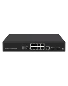 Коммутатор GS2008S2 управляемый кол во портов 8x1 Гбит с кол во SFP uplink SFP 2x1 Гбит с установка  Cudy