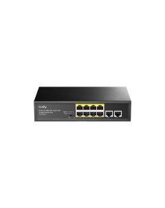 Коммутатор FS1010PG кол во портов 8x100 Мбит с кол во SFP uplink RJ 45 2x1 Гбит с PoE 8x30 Вт макс 1 Cudy