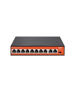 Коммутатор WI PS210G кол во портов 8x100 Мбит с кол во SFP uplink RJ 45 2x1 Гбит с PoE 8x60 Вт макс  Wi-tek