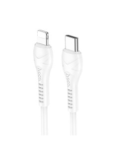 Кабель Lightning USB Type C 1 м белый Hoco