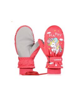 Варежки детские DRST24 коралловый M Kidsgoods