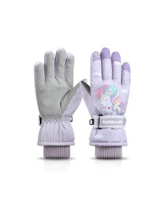 Перчатки детские DRST23 фиолетовый onesize Kidsgoods