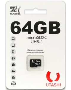 Карта памяти Micro SDXC UT64GBSDCL10 00 64GB Utashi