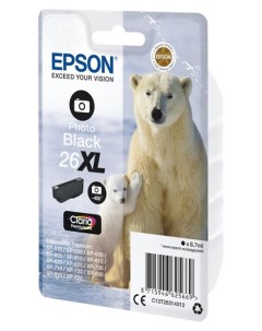 Картридж для струйного принтера C13T26314012 черный оригинал Epson