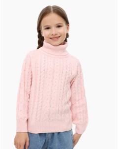 Розовый свитер oversize для девочки Gloria jeans