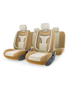 Чехлы на сиденья AutoProfi на сиденья EXTRA COMFORT ECO 1105 D BE L BE на сиденья EXTRA COMFORT ECO  Autoprofi