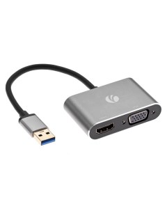 Аксессуар USB 3 0 AM HDMI F VGA F CU322M Vcom