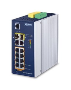 Коммутатор IGS 5225 8P2T2S управляемый кол во портов 8x1 Гбит с кол во SFP uplink SFP 2x1 Гбит с PoE Planet