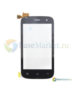 Тачскрин сенсор для Micromax A68 широкий разъем черный Basemarket