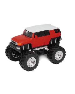 Машина 1 34 Toyota FJ Cruiser Big Wheel красный 47003 Welly