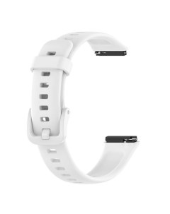 Полиуретановый ремешок для смарт часов Huawei Band 7 белый Axiver