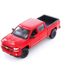 Машинка 2017 Chevrolet Silverado 1 32 красный 39893 Welly