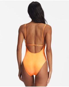 Женский Слитный Купальник Sol Searcher Orange Crush Billabong