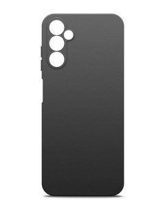 Чехол для Samsung Galaxy A24 4G силиконовый матовый черный Miuko