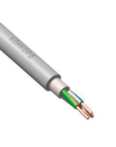 Кабель силовой медный NUM 3х2 5 мм2 круглый с заполнением ГОСТ смотка 40м Konkord