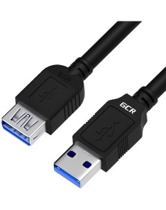 Кабель удлинитель USB 3 0 Am USB 3 0 Af 2 м черный GCR 52701 GCR 52701 Greenconnect