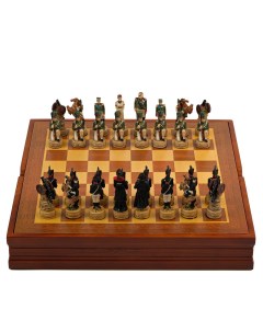 Шахматы сувенирные Отечественная война доска 36х36х6 см Sima-land
