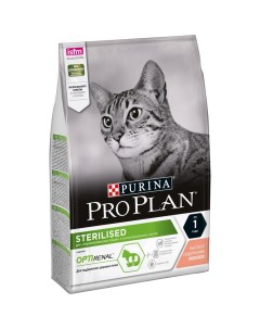 Корм для кошек Sterilised с лососем 3 кг Pro plan