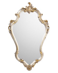 Зеркало PL415 K серебро с золотом Caprigo