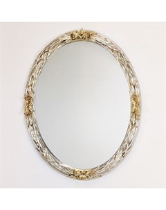 Зеркало PL720 K серебро с золотом Caprigo
