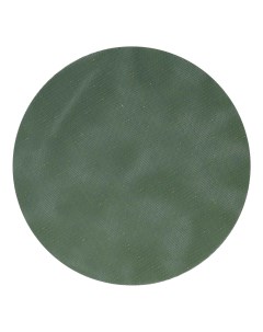 Салфетка под приборы 38 см ПВХ полиэстер круглая зеленая Solid Kuchenland