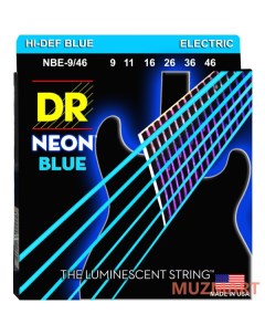 NBE 9 46 HIGH DEF NEON Струны для электрогитары Dr