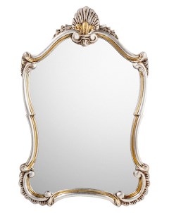 Зеркало PL90 K серебро с золотом Caprigo