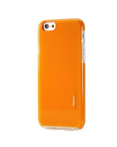 Силиконовый Чехол Jello Series для Apple iPhone 6 6S 4 7 оранжевый Rock