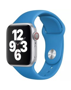 Спортивный ремешок Sport Band для Apple Watch 42 44 мм голубой Surf Blue Guardi