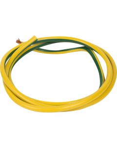 Провод многопроволочный ПУГВ ПВ3 1х4 желто зеленый смотка 7м Nobrand