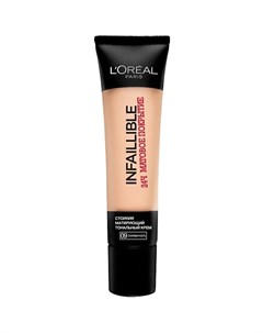 L OREAL Cтойкий тональный крем Infaillible 24ч Матовое покрытие L'oreal paris