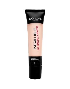 L OREAL Cтойкий тональный крем Infaillible 24ч Матовое покрытие L'oreal paris